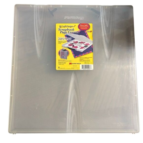 Akro-Mils Other - Akro-Mils Craft Design Scrapbook Page Carrier